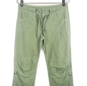 Prana Convertible Roll Hem Pants Size Medium GC